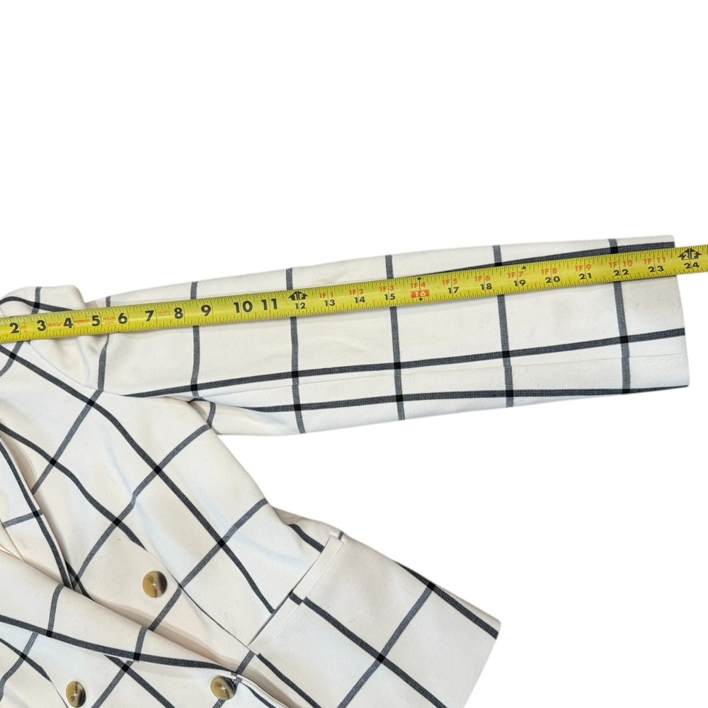 Rachel Roy Collection Grid Pattern Double Breaste… - image 4